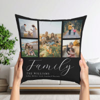 Família Elegante de Script de Colagem de Fotos Per