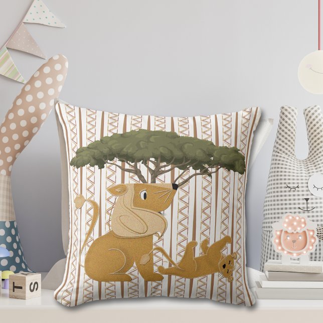 Almofada Família Lion Safari (Criador carregado)