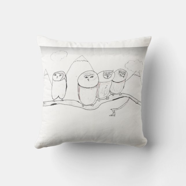 Almofada Família Owl (Verso)