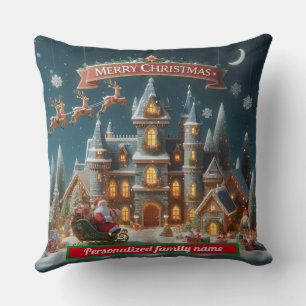 Almofada Família SANTA CLAUS CHRISMAS TRAVESSEIRO DECORATIV
