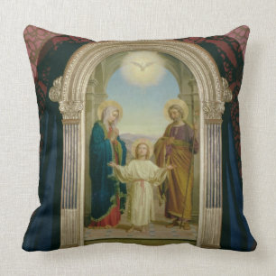 Almofada Família santamente, 1898 (tempera no painel)
