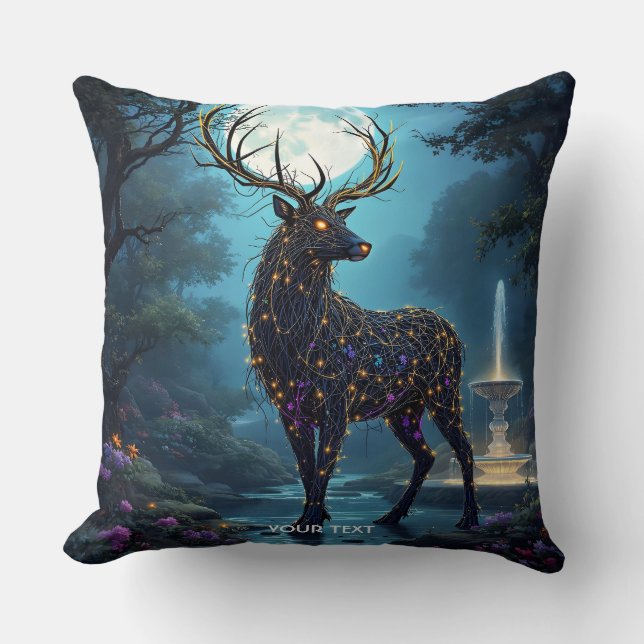 Almofada Fantasia Cerveja Lua Deer Noite (Frente)