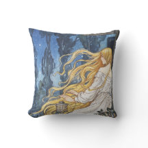 Fantasia de Conto de Fadas Vintage Rapunzel Art No