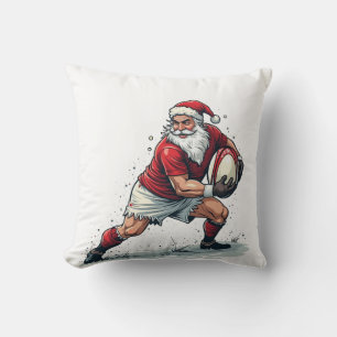 Almofada Fantasia de Natal Jogando Papai Noel