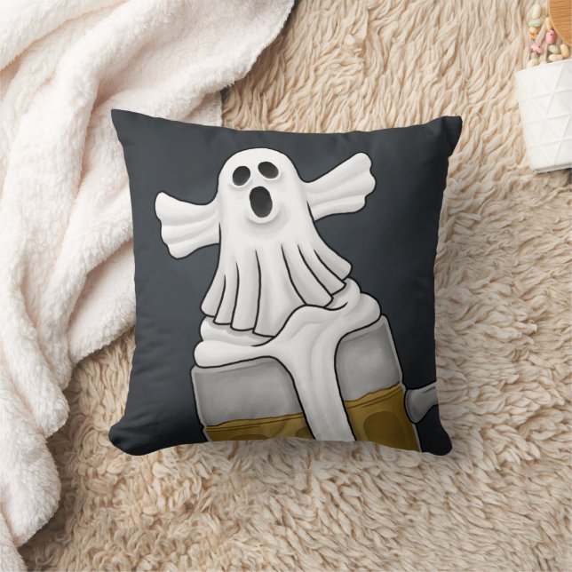 Almofada Fantasma Assustador de Halloween  (Cobertor)