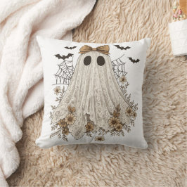 Almofada Fantasma de Renda Elegante com Laço | Fantasma Flo