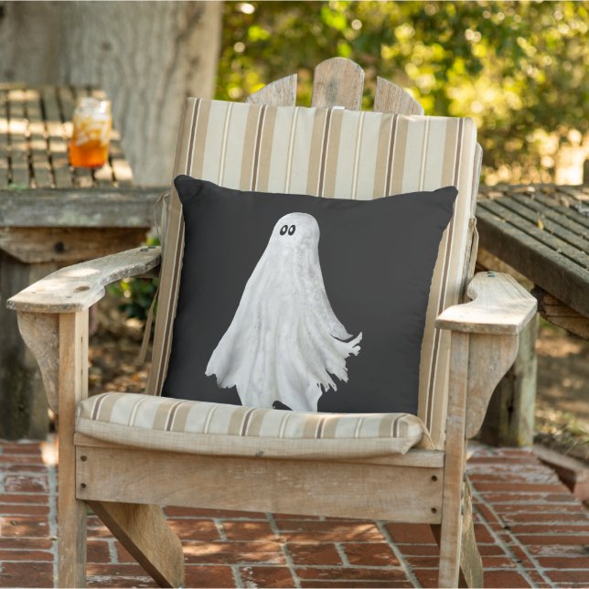 Almofada Fantasma Engraçado Do Passado De Halloween (Cadeira)