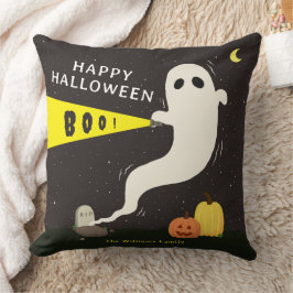 Almofada Fantasma Fofo Assustador Halloween Personalizado