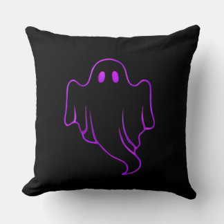 Almofada "Fantasma Roxo Assustador Brilhante em Travesseiro
