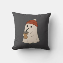 Almofada Fantasmagórico Adorável Fantasma Branco de Gorro V