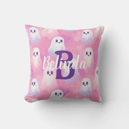 Almofada Fantasmas Cor-de-Rosa Personalizados Fofos para o 