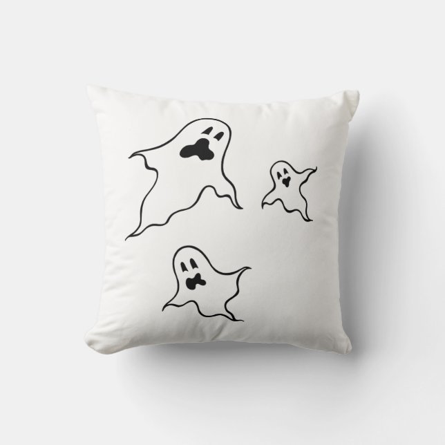 Almofada Fantasmas de Halloween Spooky Jogam Cushion (Frente)