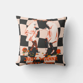 Almofada Fantasmas só querem divertir-se no Halloween