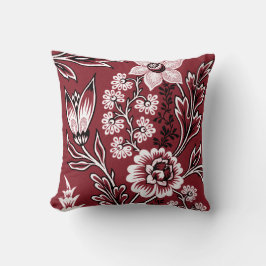 Almofada Fantastic Flowers (Maroon) Fine Art