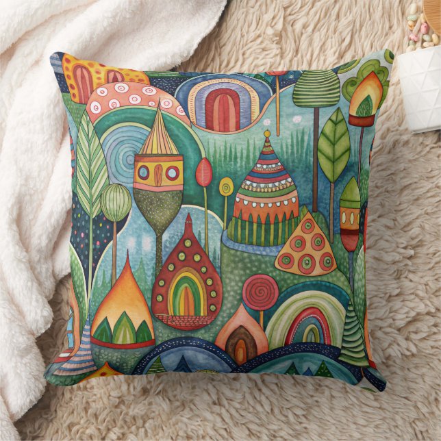 Almofada Fantastic World  designer cushion (Cobertor)