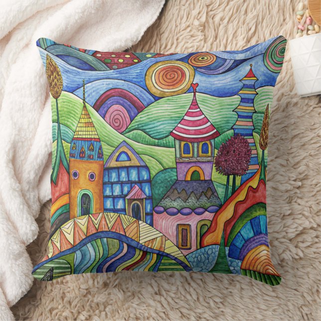 Almofada Fantastic World  designer cushion (Cobertor)