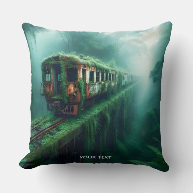 Almofada Fantasy - Comboio Velho e Bonito (Frente)