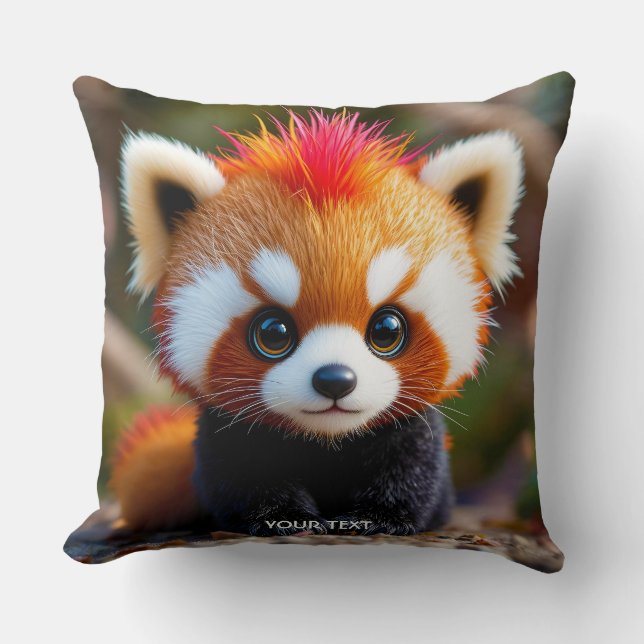 Almofada Fantasy Cute Panda Red Hai (Frente)