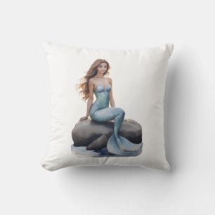 Almofada Fantasy Mermaid Travesseiro decorativo