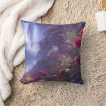 Fantasy Misty Rainy Magical Garden Landscape