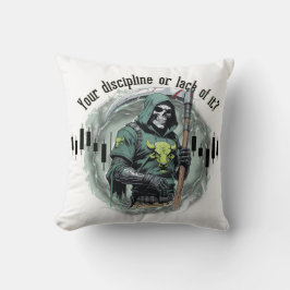 Almofada  Fantasy trade design | Grim Reaper |  motivation