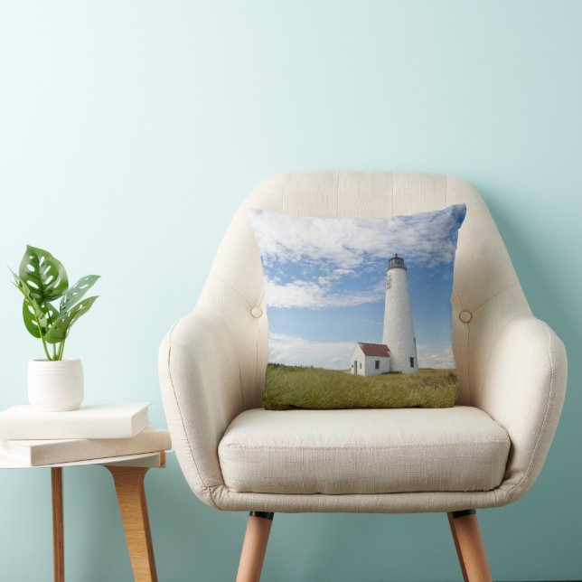 Almofada Faróis | Farol de Massachusetts (Cadeira)