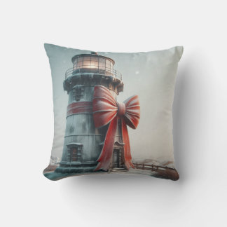 Almofada Farol de Natal, decoração de Natal costeira