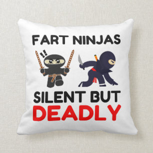 Almofada Fart Ninjas Silencioso Mas Mortal