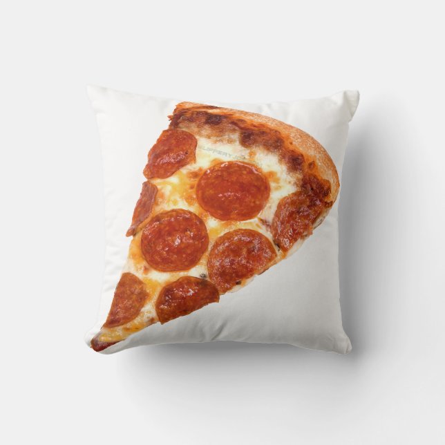 Almofada Fatia de pizza de pepperoni clássica derretida do  (Frente)