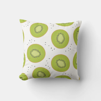 Almofada Fatias de fruta de Kiwi, ilustração perfeita.