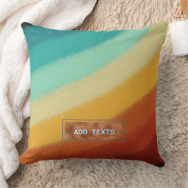 Almofada Faux Colorida Felpudo Faux Pele de Retrô Cortado P