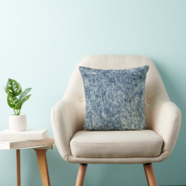 Almofada Faux Denim Acid Wash Blue Jean Travesseiro decorat