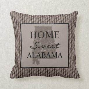Almofada Faux Weave do Alabama