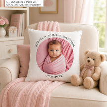 Favor de Batismo de Menina com Foto Especial