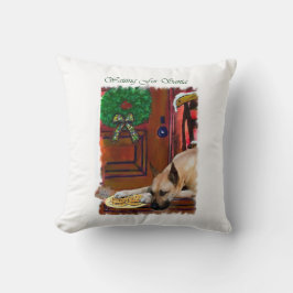 Almofada Fawn Great Dane Christmas