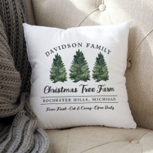 Fazenda de Árvore de Natal Personalizada da Famíli