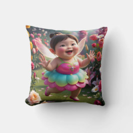 Almofada Fazendo A Feliz Fada Do Bebê Dançante