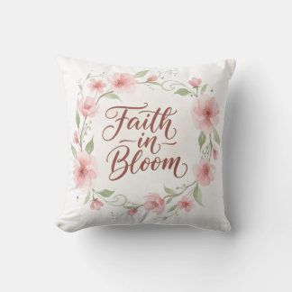 Almofada Fé em Flor