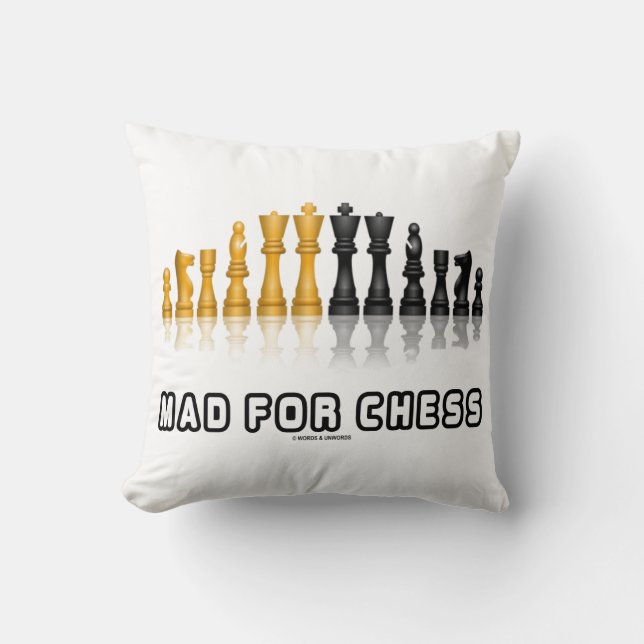 Almofada Feita Para O Xadrez Refletivo Humor Do Geek (Frente)