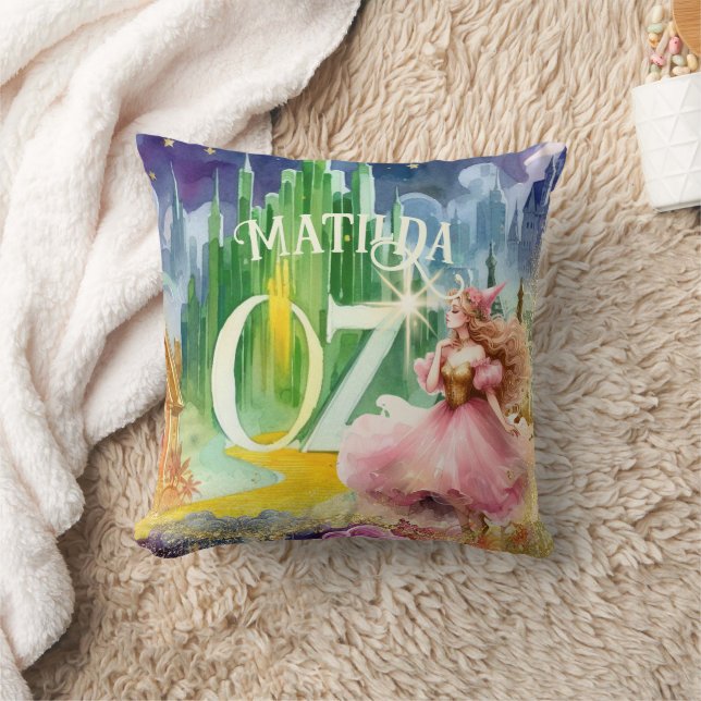 Almofada Feiticeiro de Oz Birthday Good Witch Custom Decor (Cobertor)