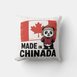 Almofada Feito em Chinada Panda - Chinês - Canadense