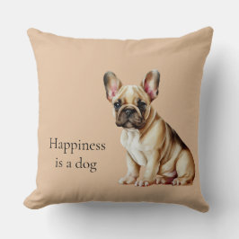 Almofada Felicidade é um Cão