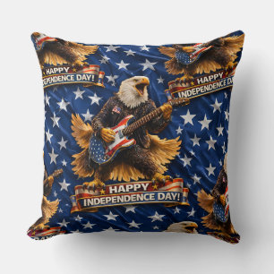 Almofada Feliciz dia da independência Rockstar American Eag