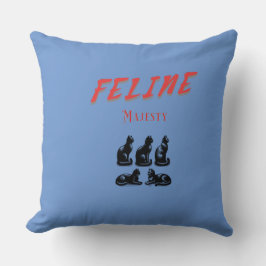 Almofada "Feline majestosa".