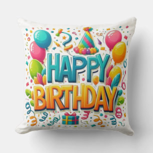 Almofada Feliz aniversário
