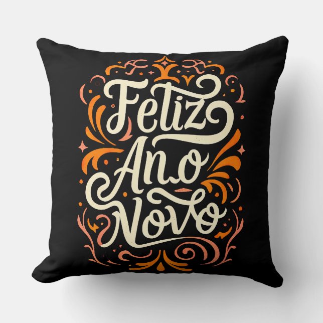 Almofada Feliz Ano Novo (Frente)
