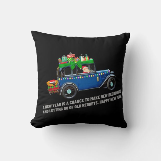 Almofada feliz ano novo (Frente)