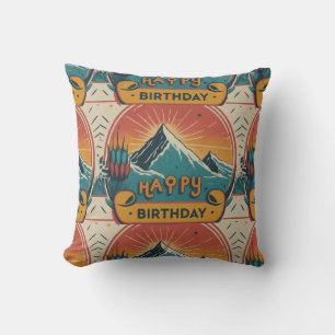 Almofada Feliz Bolo de Aniversário