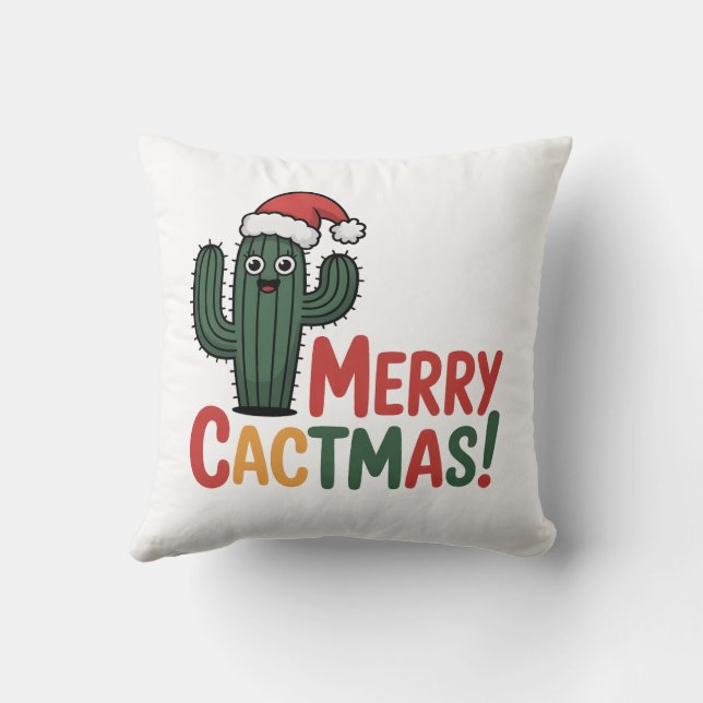 Almofada Feliz Cactnatal (Verso)