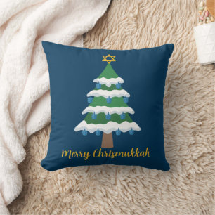 Almofada Feliz Chrismukkah Cute Hanukkah Natal